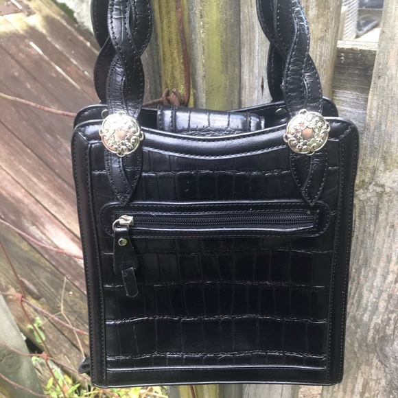 mc leather purse